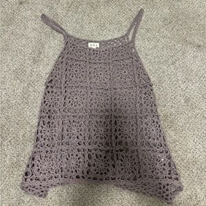 POL  Asymmetrical Cropped Tank Top